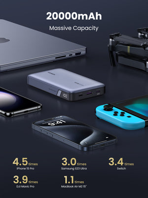 UGREEN 20000mAh 100W Two-way Fast Charging Power Bank Black product image 6
