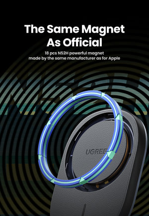 UGREEN Magnetic Car Wireless Charger 15W (Black) product image 5