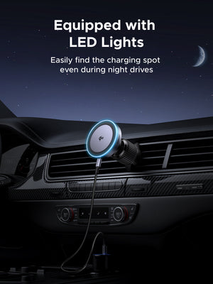UGREEN Magnetic Car Wireless Charger 15W gray+ black product image 10