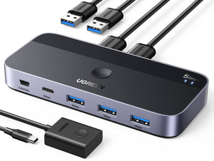 UGREEN USB 3.0 Sharing Switch 2 In 4 Out Black product image 10