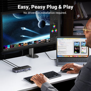 UGREEN USB 3.0 Sharing Switch 2 In 4 Out Black product image 2