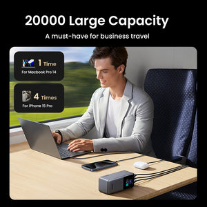 UGREEN Nexode 20000mAh 130W Fast Charging Power Bank35524b Black product image 5