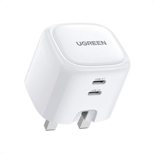 UGREEN USB-C Fast Charger 2-Port 40W UK -folding foot CD243 White product image 4