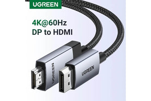 UGREEN DisplayPort to HDMI 4K Cable 3m black product image 1