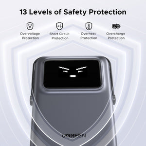 UGREEN Uno 10000mAh Magnetic Wireless 15W Power Bank 20W Black product image 8