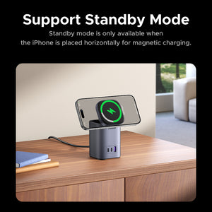 UGREEN 65W 2-in-1 GaN Desktop Fast Charger UK (Space Grey) product image 9