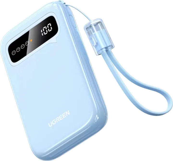 UGREEN 10000mAh 20W Two-way Fast Charging Power Bank - Blue