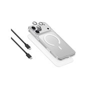 UNIQ HYBRID IPHONE 18 PRO (2026) 6.3 MAGCLICK CHARGING CLEARVUE 360 ESSENTIAL 4-IN-1 BUNDLE PACK