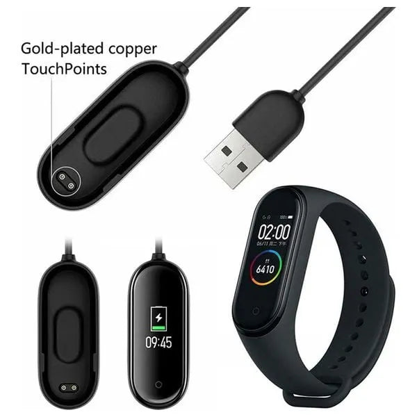 كابل شحن لساعة Smart Band 4 من شاومي بطول 0.2m