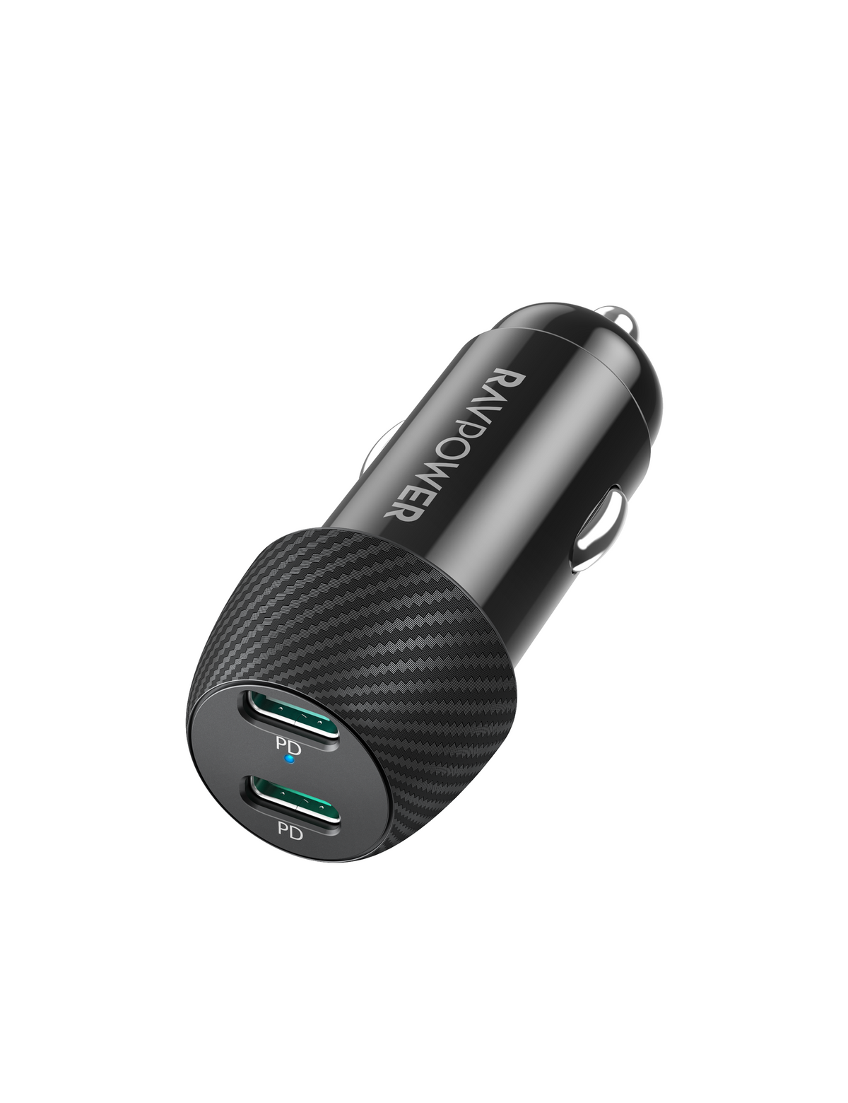 RAVPower Car Charger, Total PD 50W | Black