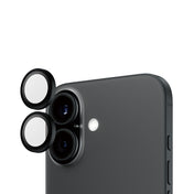 PanzerGlass Hoops Camera Lens Protector, for iPhone 16 / 16 Plus | Black