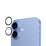 PanzerGlass Hoops Camera Lens Protector, for iPhone 16 / 16 Plus | Clear