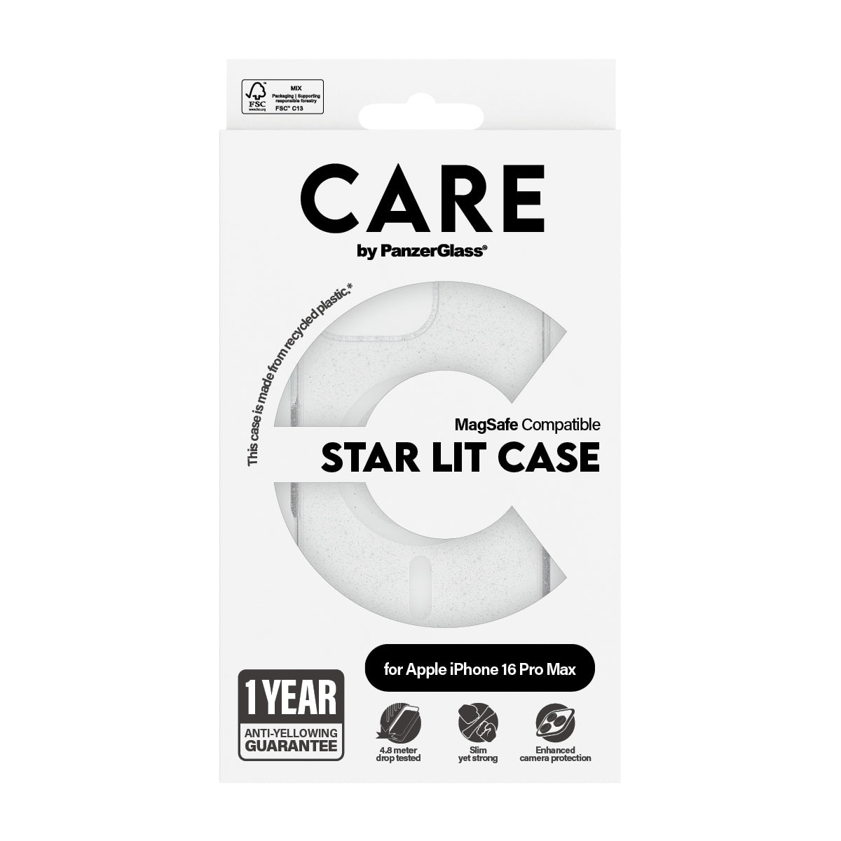 CARE Star Lit Case, MagSafe for iPhone 16 Pro Max