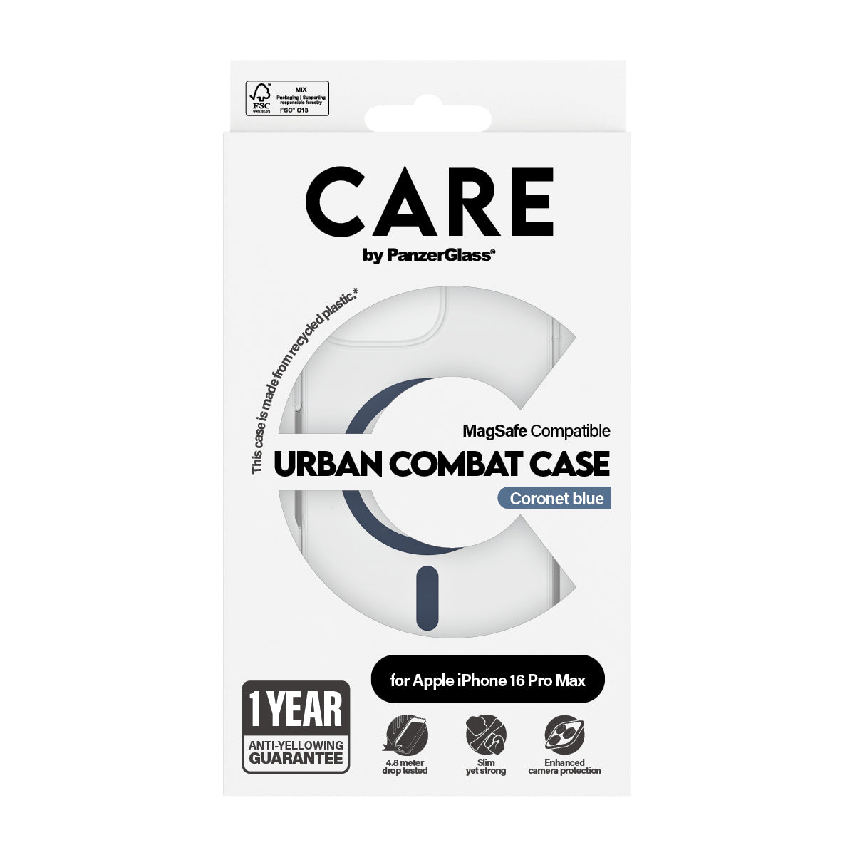 CARE Case, MagSafe for iPhone 16 Pro Max | Blue