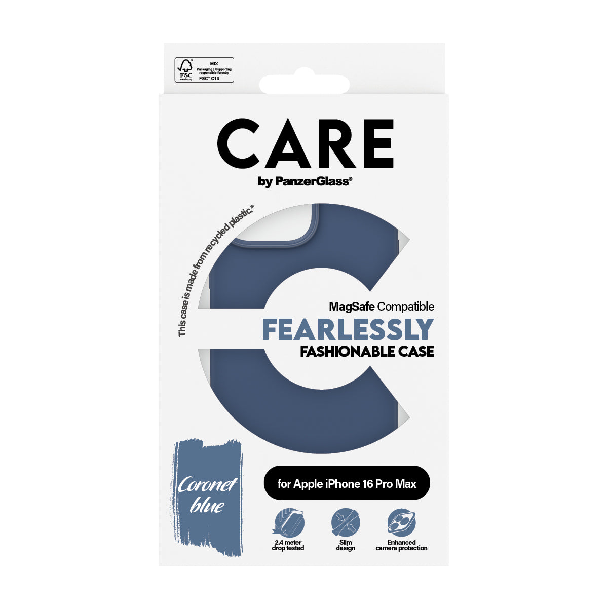 CARE Case, MagSafe for iPhone 16 Pro Max | Blue