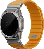 UNIQ FLUO MAGNETIC SMARTWATCH STRAP 26MM LUG WITH REMOVABLE CONNECTOR - PALE ORANGE (PALE ORANGE)