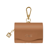 UNIQ COEHL MIRELLE WALLET CASE FOR AIRPODS PRO - PECAN BROWN (PECAN BROWN)