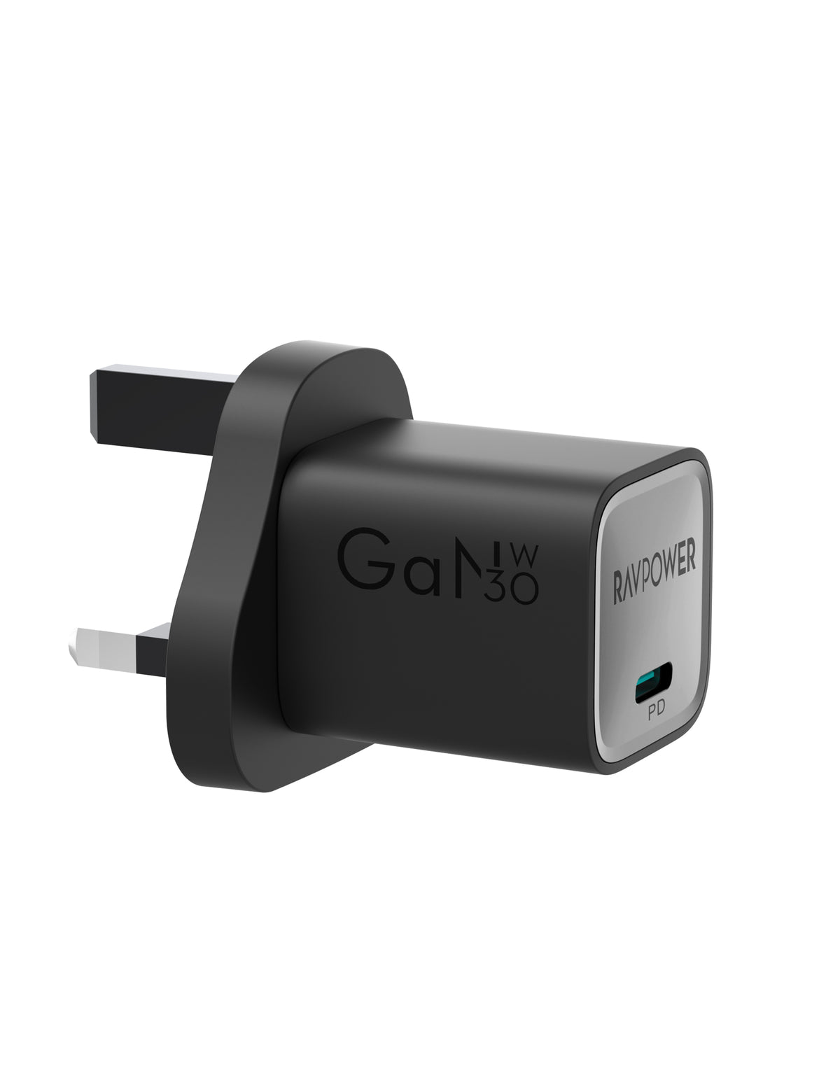 RAVPower Type-C Charger, Mini GaN PD 30W | Black