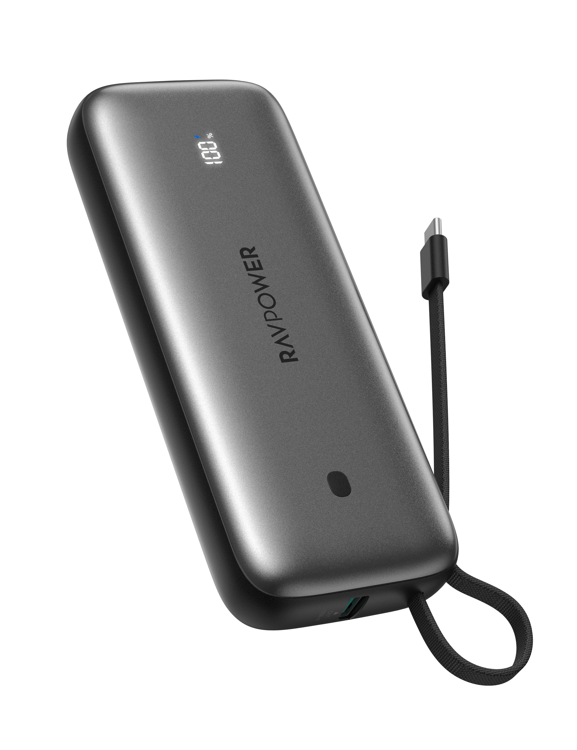 RAVPower Power Bank, Pro 3-Port PD 30W, 20000mAh