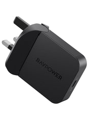 شاحن PD Pioneer من RAVPower بقوة 35W بمنفذ USB-C - أسود