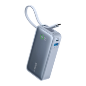 Anker Nano Power Bank (30W, Built-In USB-C Cable) 10000 PD - Blue