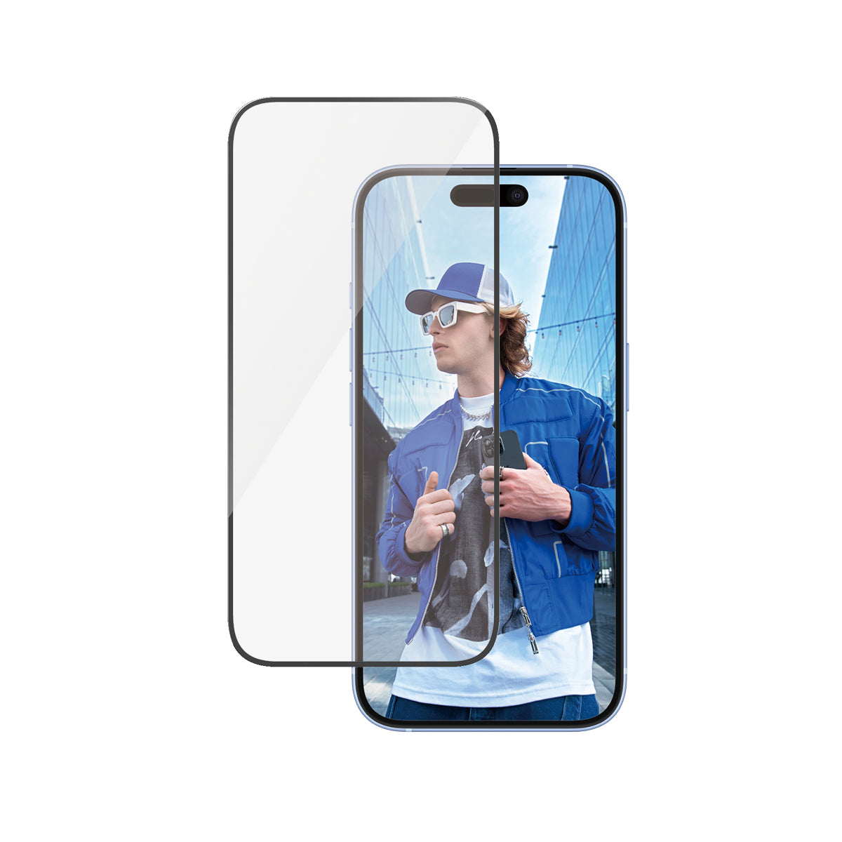 PanzerGlass Screen Protector, Wide Fit for iPhone 16