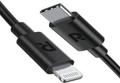 RavPower USB-C to Lightning Cable 1M - Black