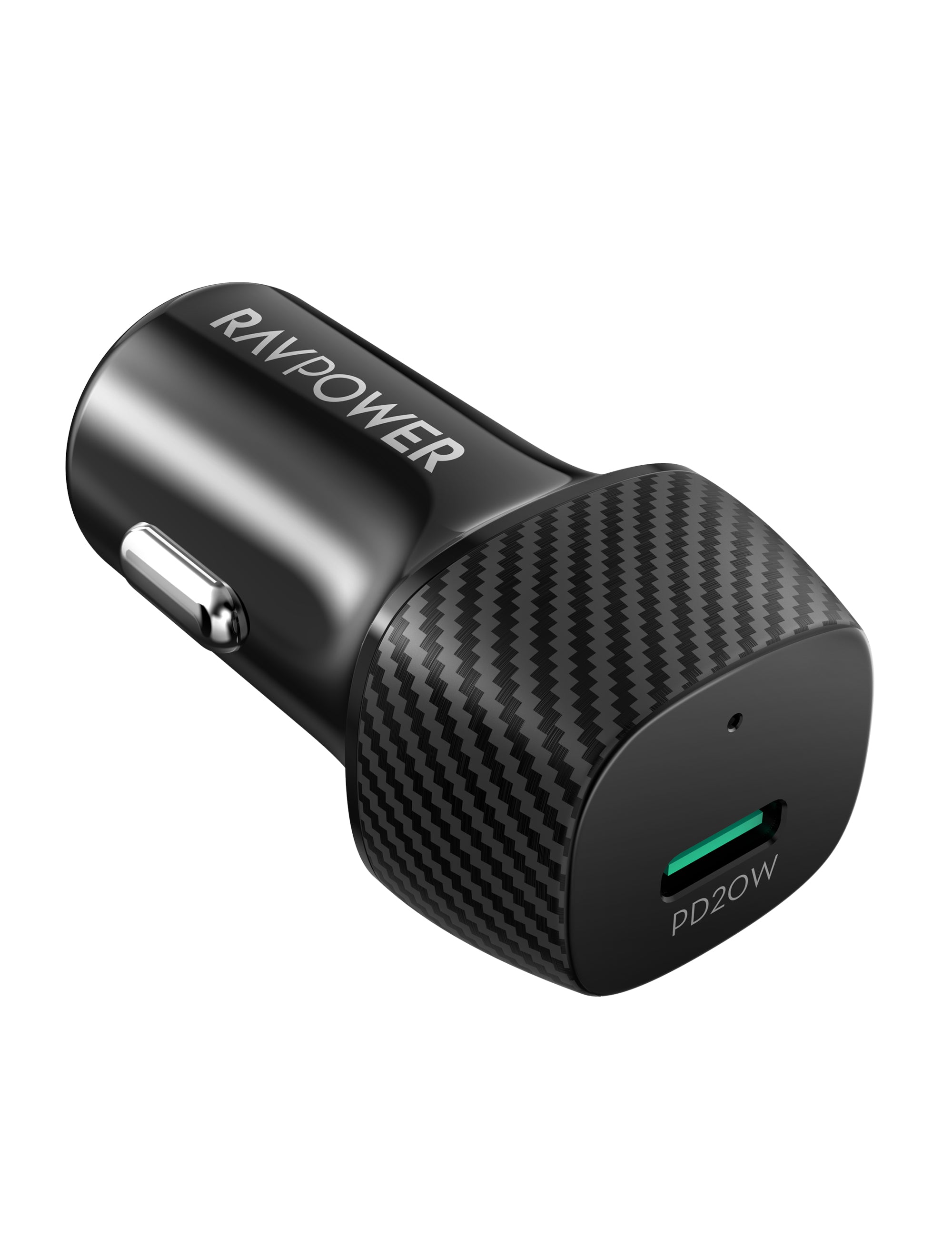 RAVPower Car Charger, 20W 1C | Black