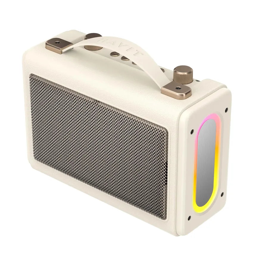 Havit Portable Karaoke Bluetooth Speaker - Beige