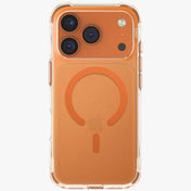 UNIQ HYBRID IPHONE 17 PRO (2025) 6.3 MAGCLICK CHARGING LPX CLASSIC (AF) - FROST CLEAR/VOLT ORANGE (FROST CLEAR/VOLT ORANGE)