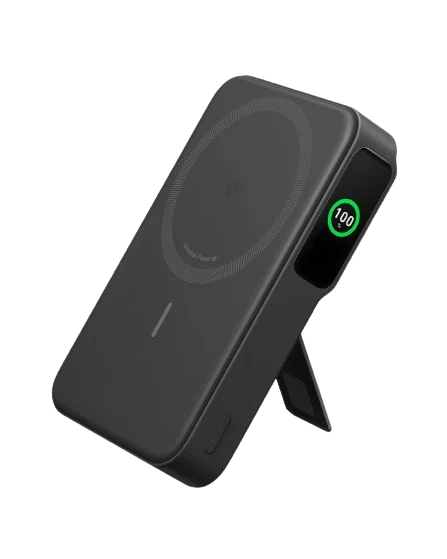 Anker MagGo Power Bank (10K) 15W Ultra-Fast Magnetic Charging with Smart Display - Black