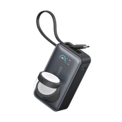 Anker MagGo Power Bank (10K, 35W, For Apple Watch, Built-In USB-C) - Black