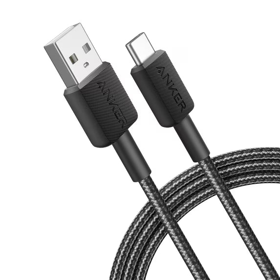 Anker 322 USB-A to USB-C Cable Braided - Black