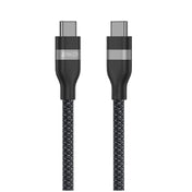 كابل أنكر من USB-C إلى USB-C بقوة 240 واط (مضفر ومعاد تدويره) - أسود