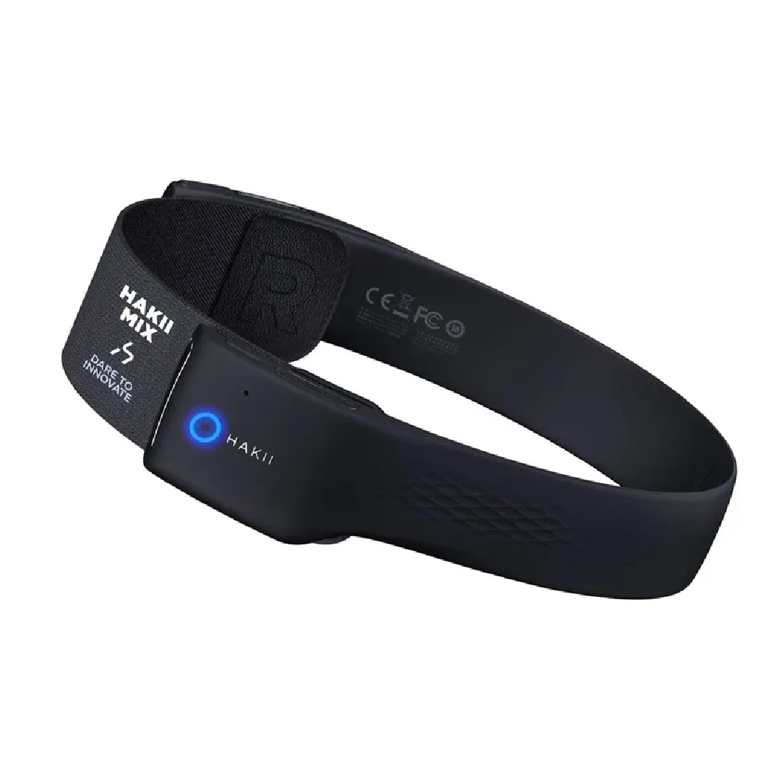 HAKII MIX Air-Conduction Headband Headphones - Black