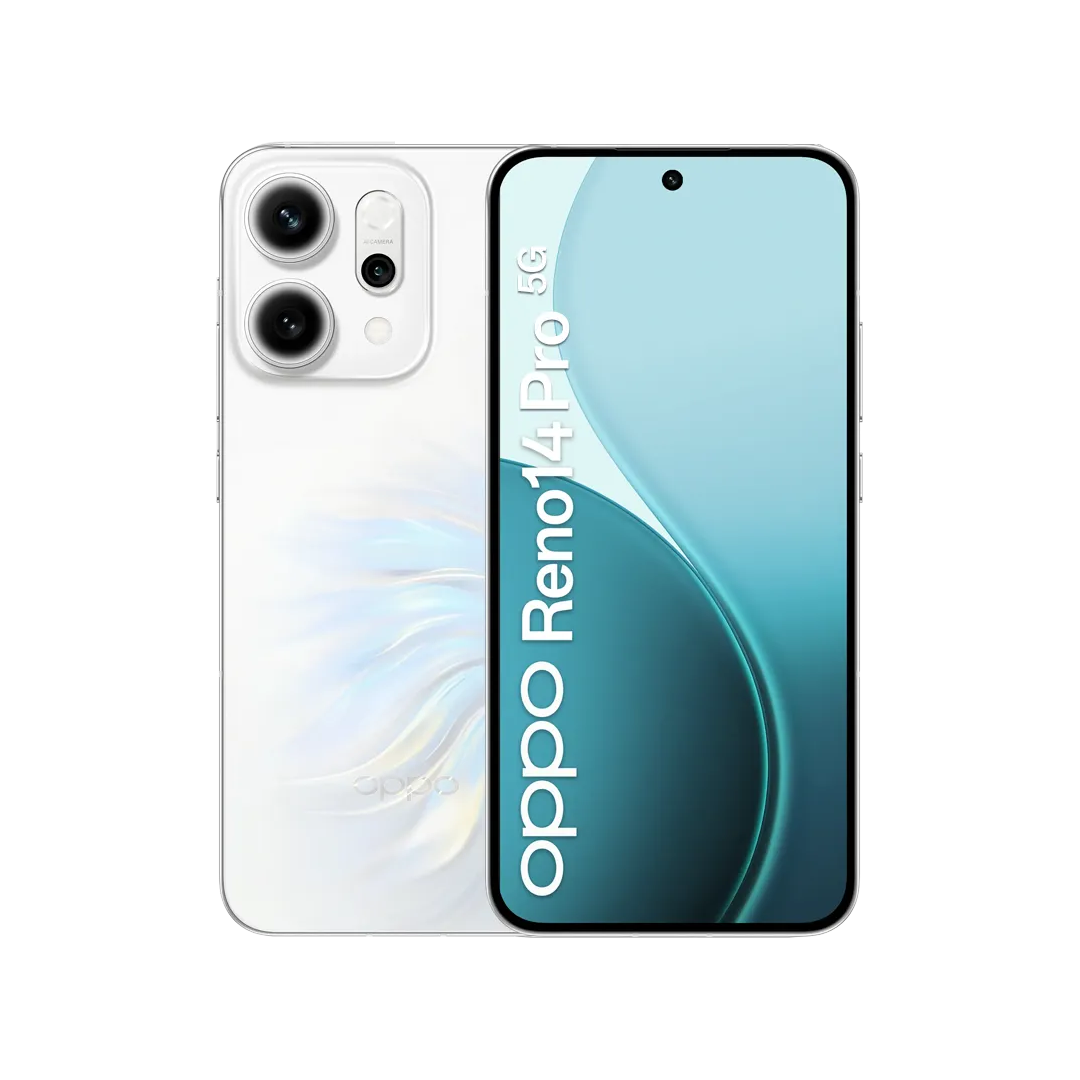 OPPO Reno 14 Pro 5G - 12GB RAM - 512GB Storage - Opai White