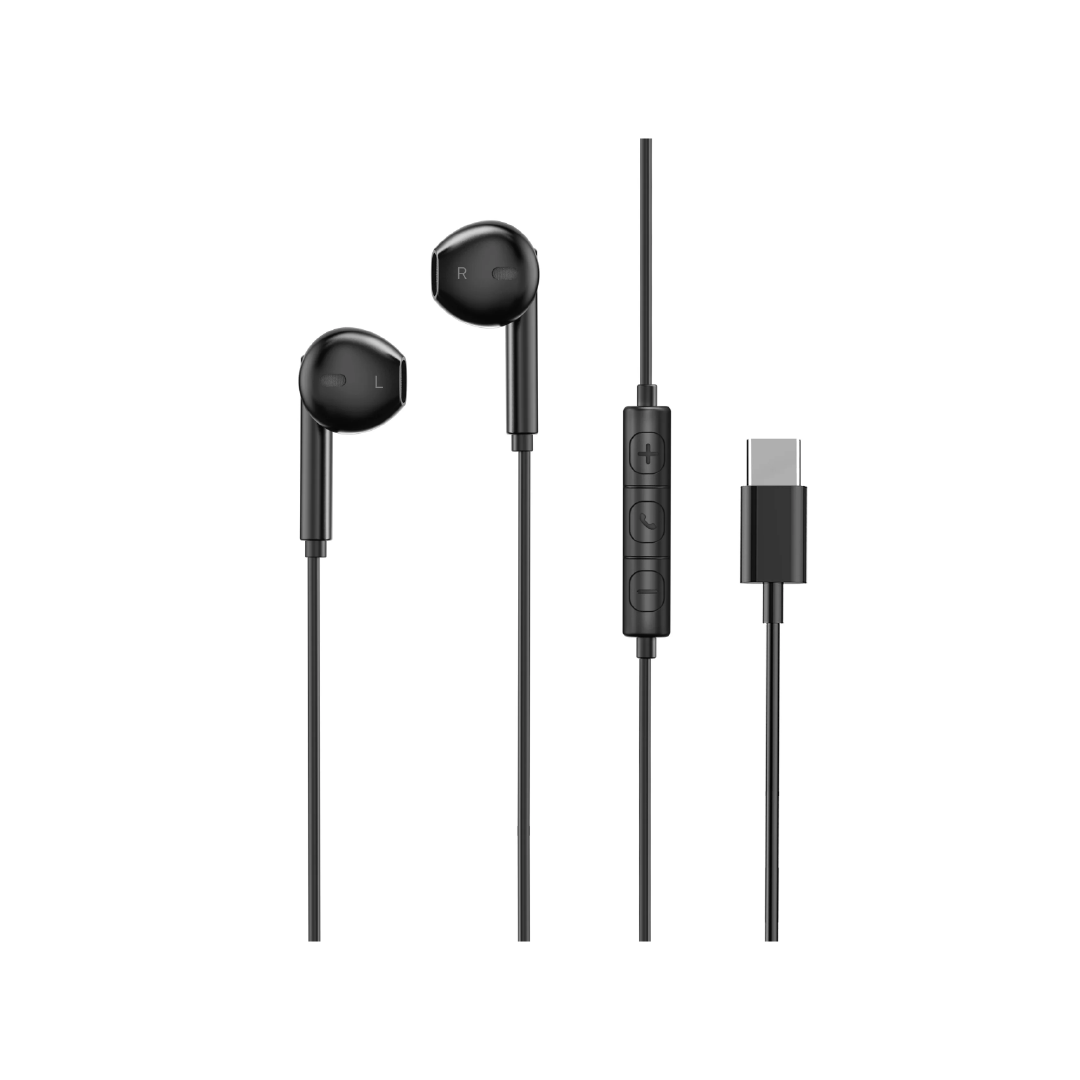 RAVPower Wired Earbuds, Type-C Global Version | Black