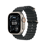 Apple Watch Ultra 3 - Cellular - 49mm Titanium Black Case With Black Ocean Band