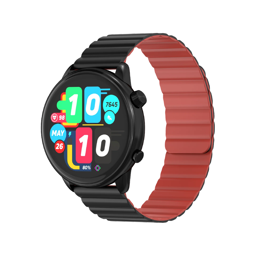 IMIKI Smart Watch, TG2 | Black & Red