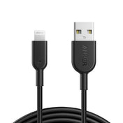 كابل أنكر باورلاين الإصدار الثاني (PowerLine II) من نوع Lightning طراز C89 - أسود