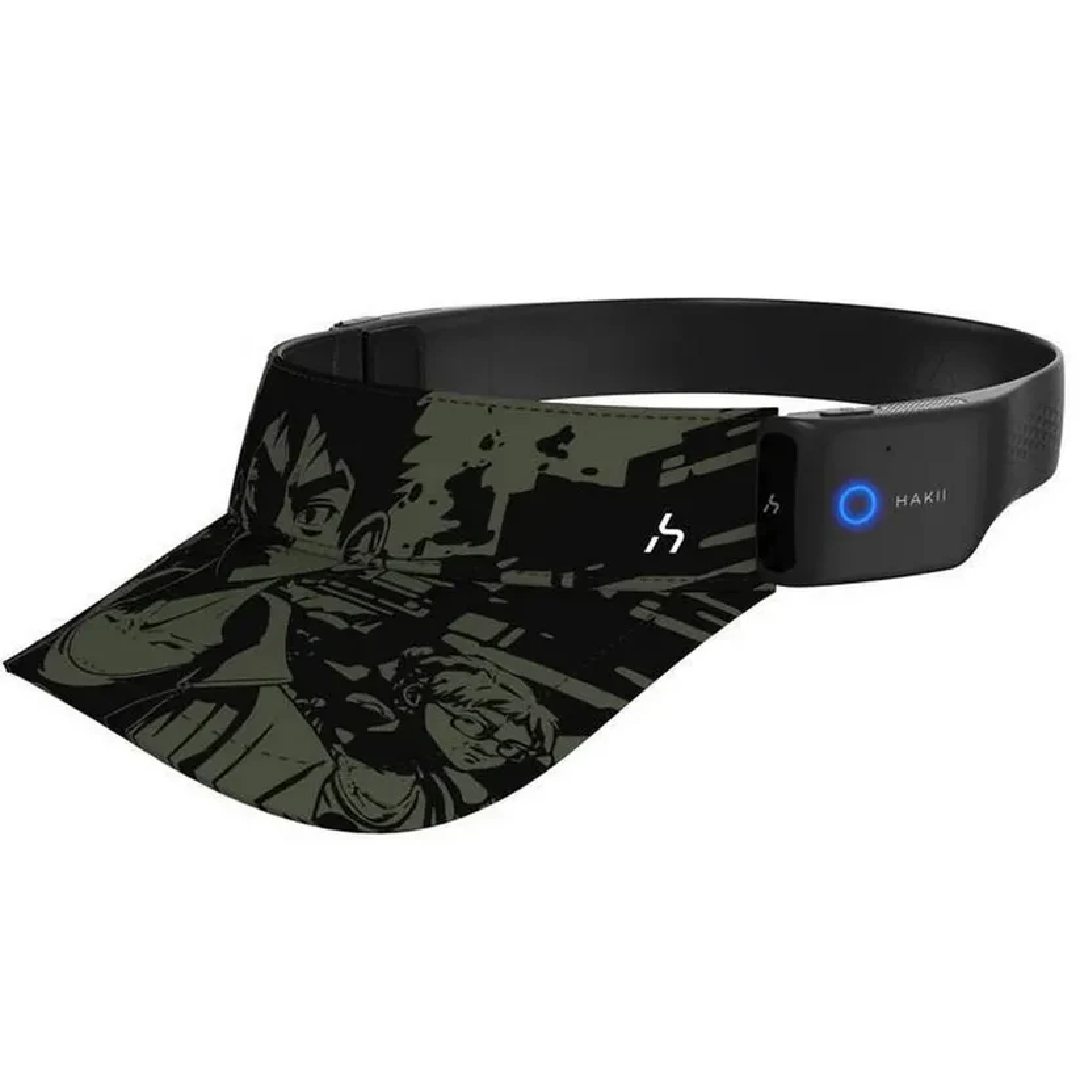 HAKII MIXV Smart Bluetooth Visor Headphones - Trendy Monogram Brown, Size S