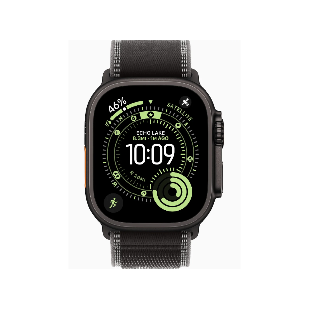 Apple Watch Ultra 3 - Cellular - 49mm Titanium Black Case With Black Trail Loop