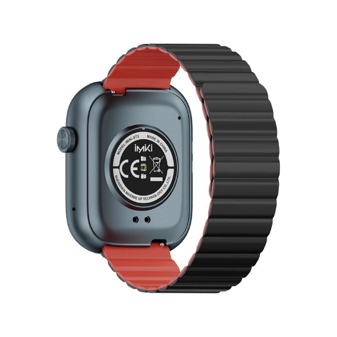 IMIKI Smart Watch, ST2 | Blue & Black & Red