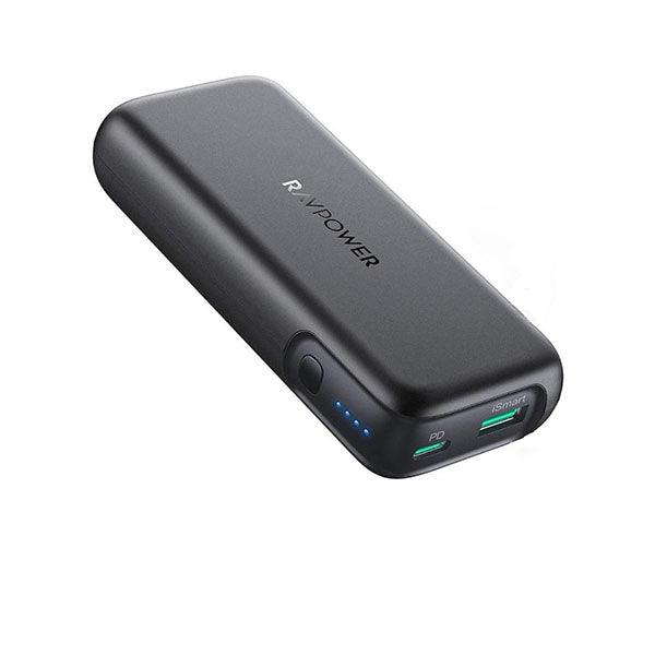 RAVPower Portable Charger, PD Pioneer 2-Port 20W, 10000mAh | Black