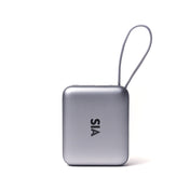 SIA Volt Link Power Bank, 35W PD/PPS with Built-in Type-C Cable 10000mAh | Gray