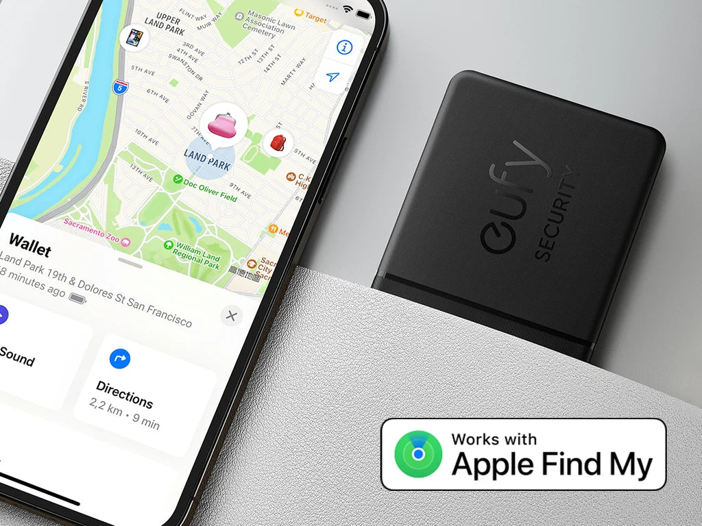 بطاقة تتبع سمارت تراك كارد من Eufy - أسود