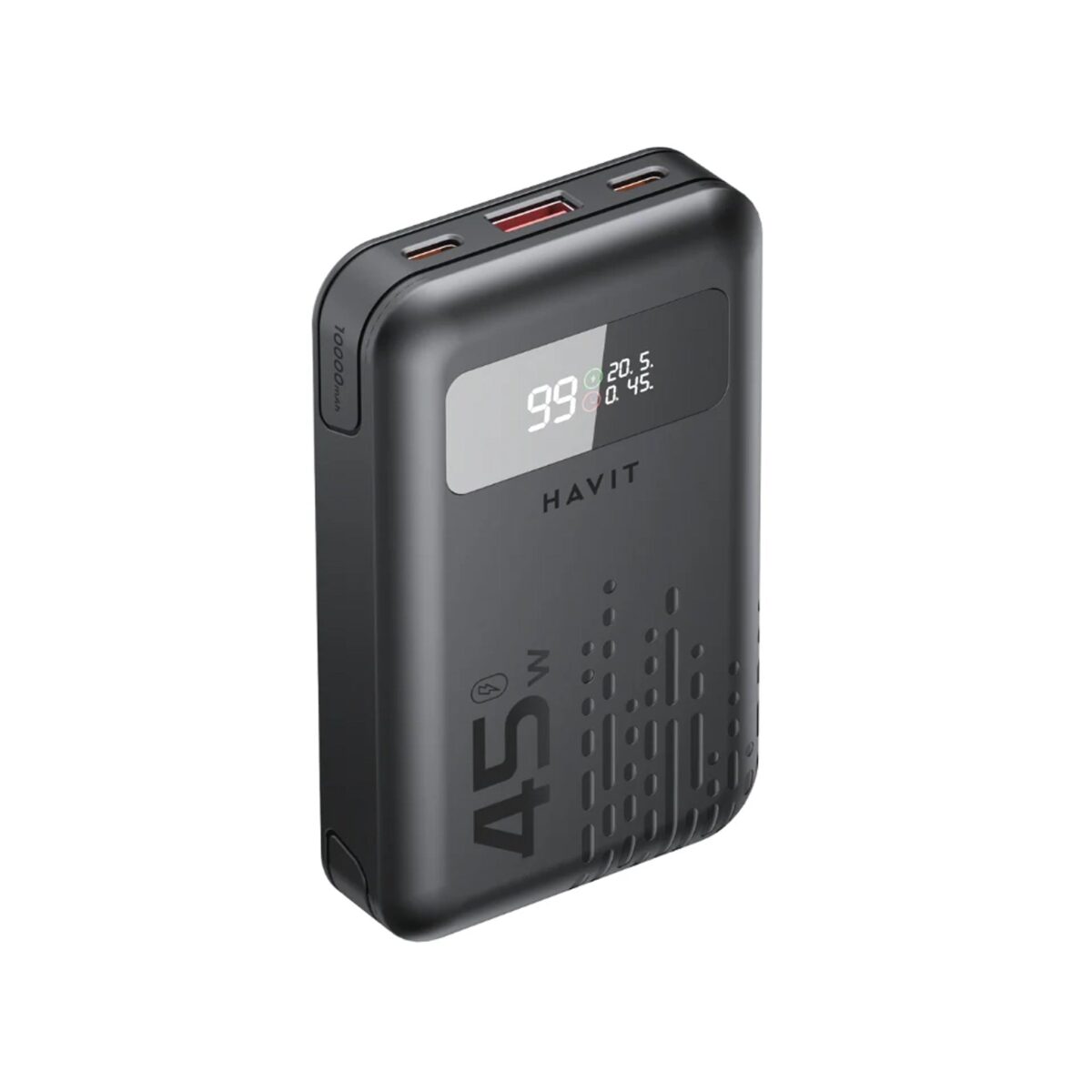 Havit 45W 10,200mAh Power Bank - Black