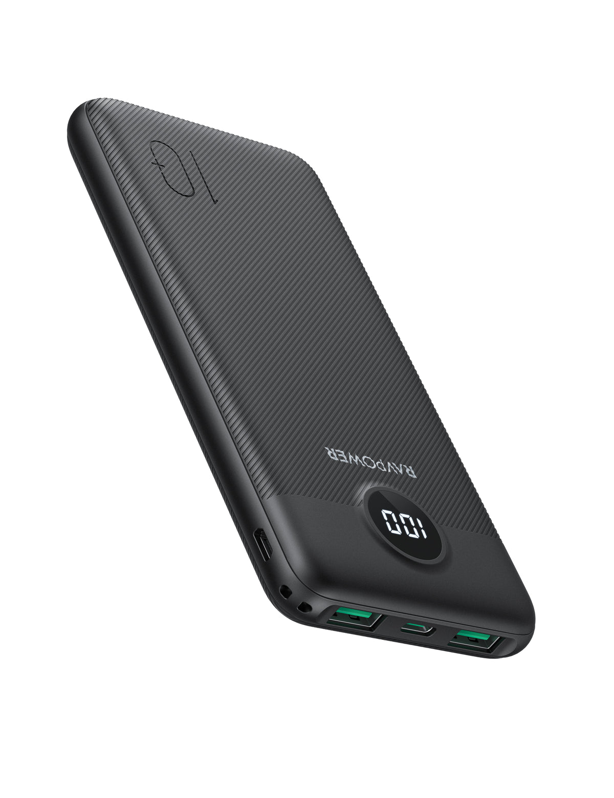 RAVPower Power Bank, PD Pioneer 3-Port 20W, 10000mAh | Black