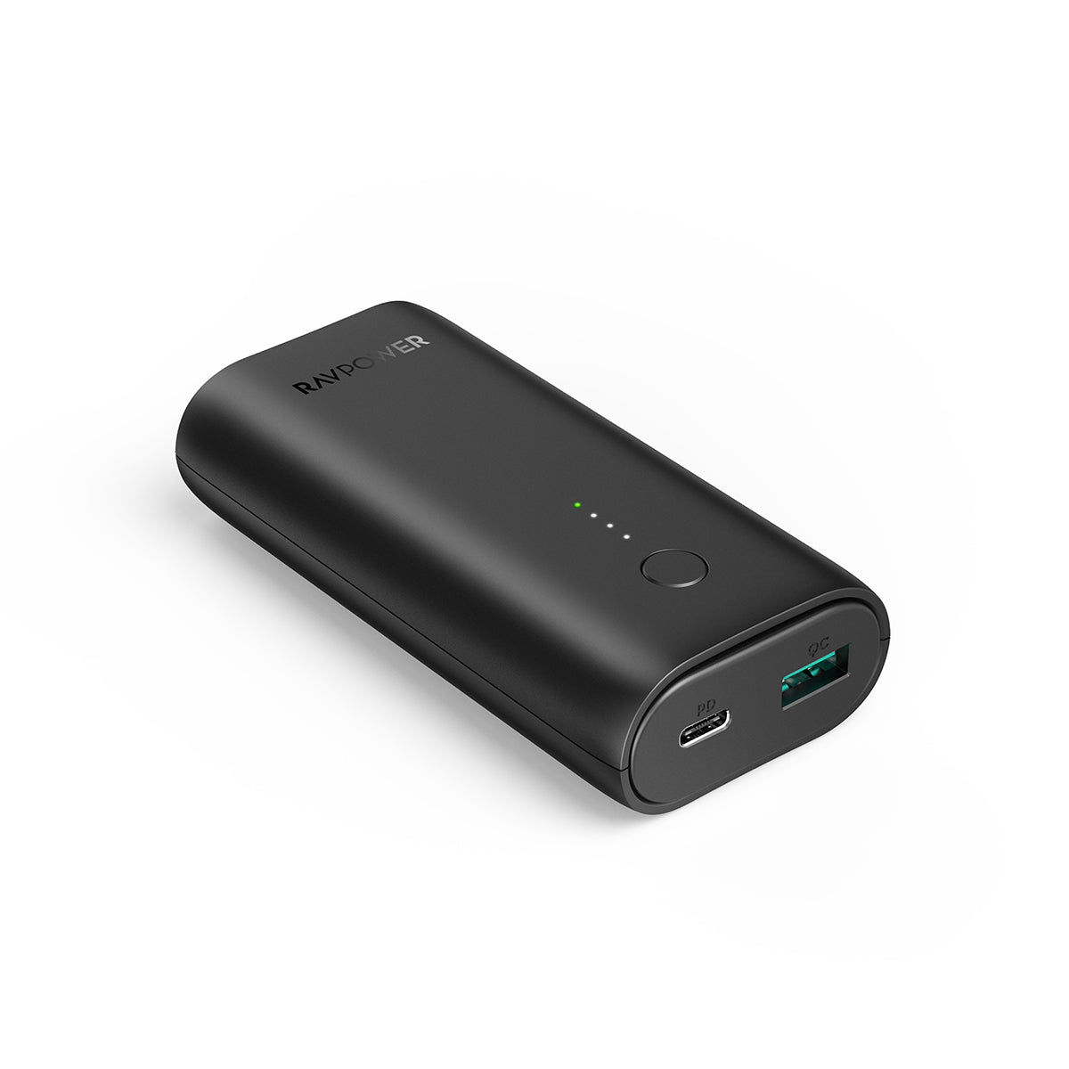 RAVPower Power Bank, PD+QC 20W, 10000mAh | Black
