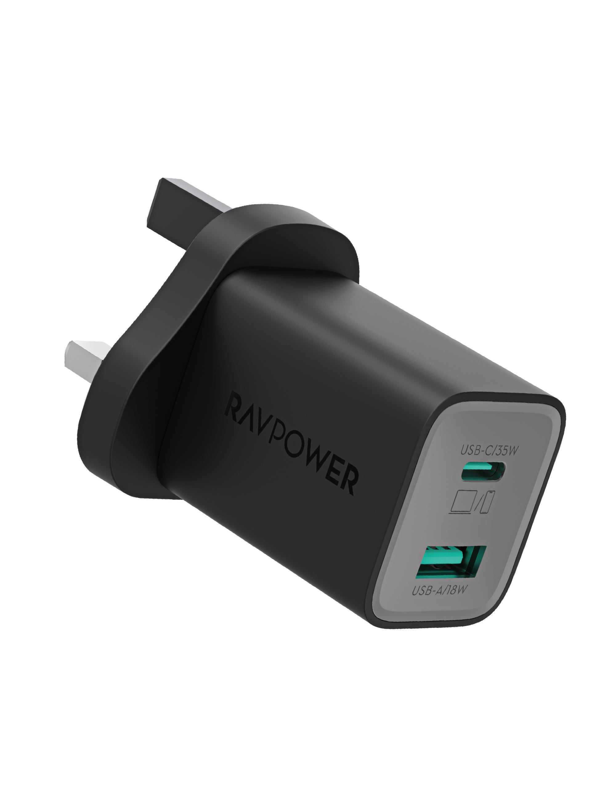 RAVPower Wall Charger, PD Pioneer 2-Port 35W